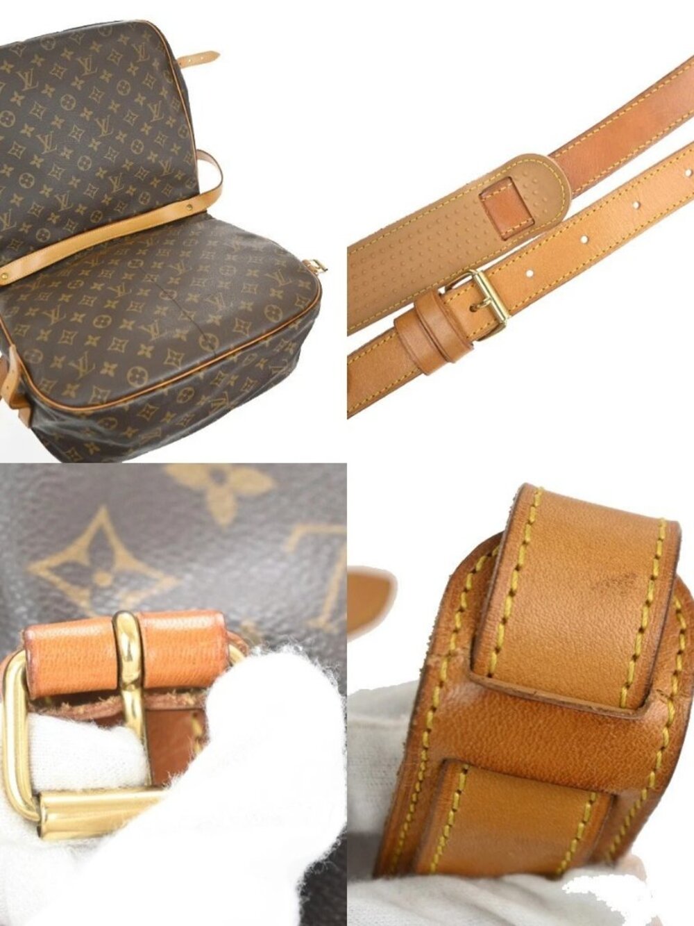 LOUIS VUITTON Saumur 35 Shoulder Bag Monogram Leather BN France M42254 74KC864 - Picture 12 of 16